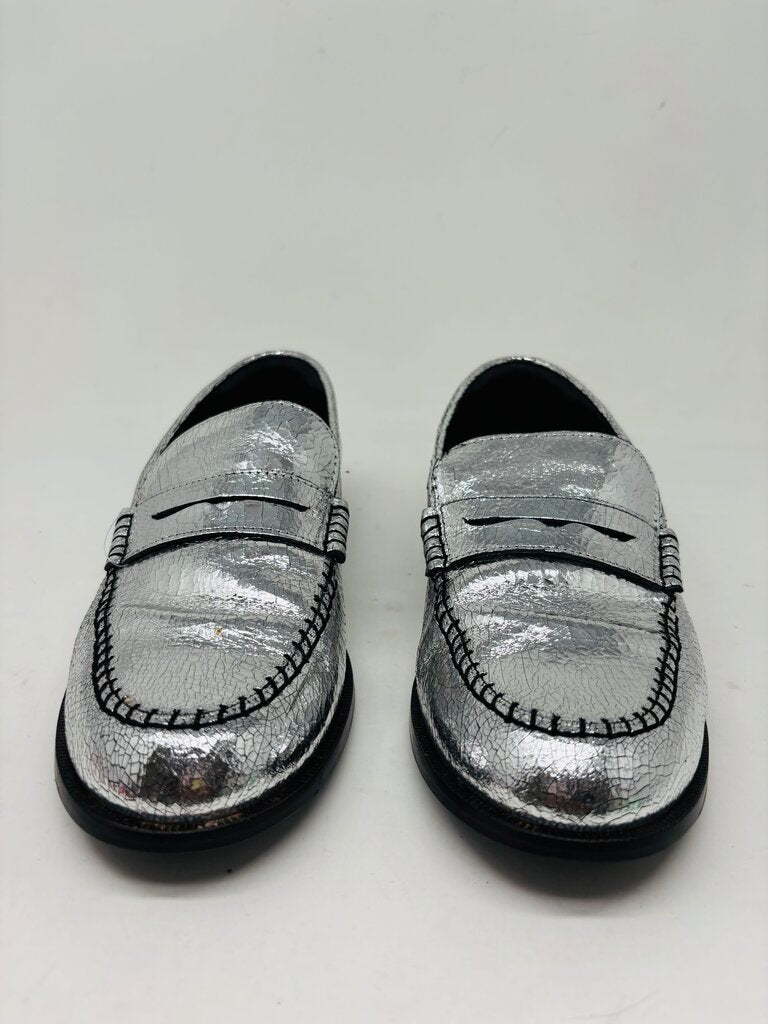 Free People Loafers Silver 7