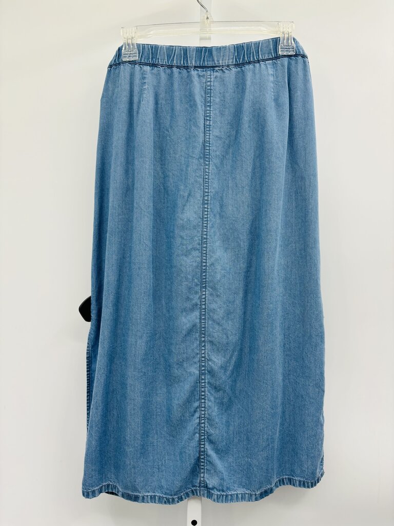 J. Jill Skirt Midi Denim L