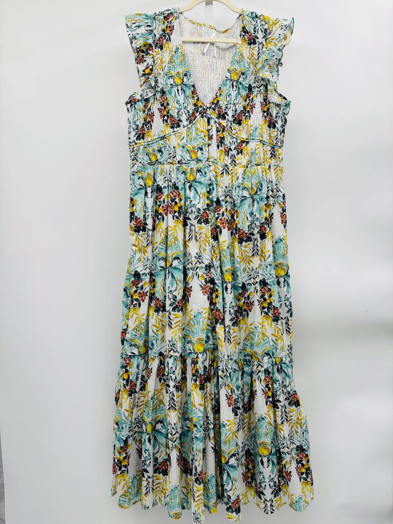 Anthropologie Maxi Dress Teal L