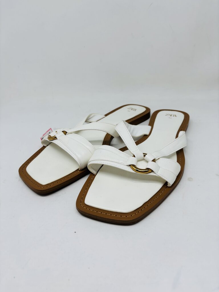 Zara Sandals White 10