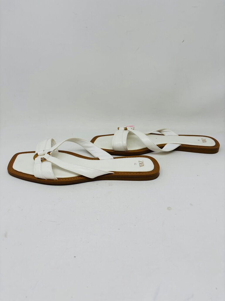 Zara Sandals White 10