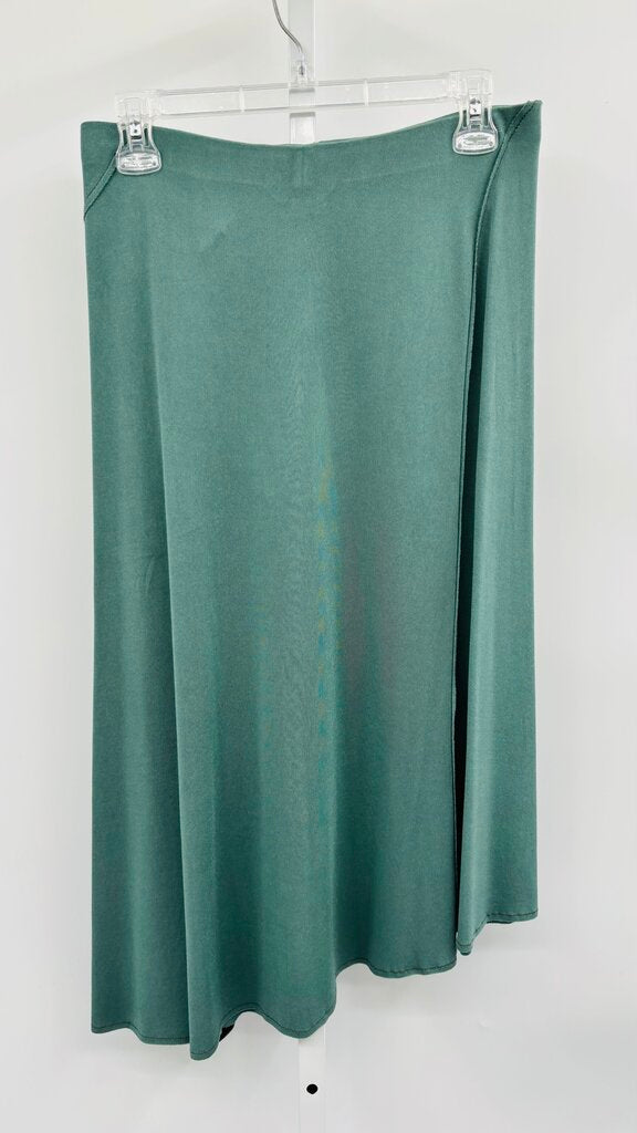 Rozae Nichols Skirt Midi Green L