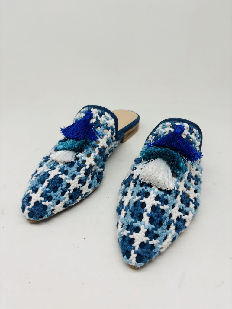 Rag & Co Mules Blue 7