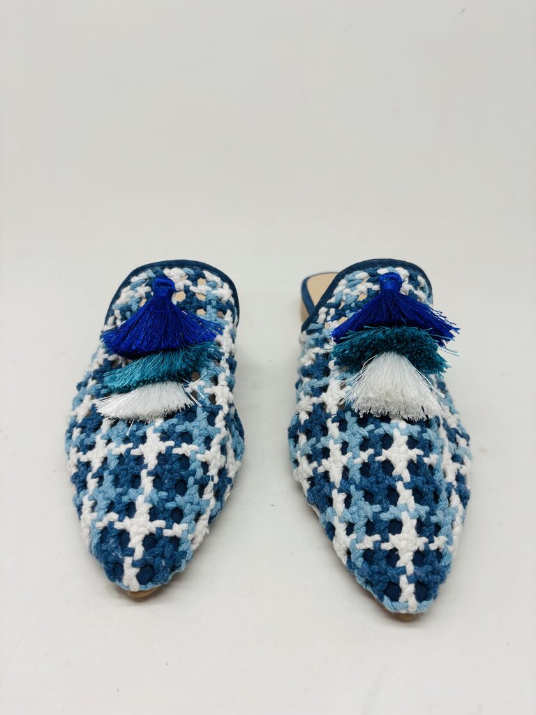 Rag & Co Mules Blue 7