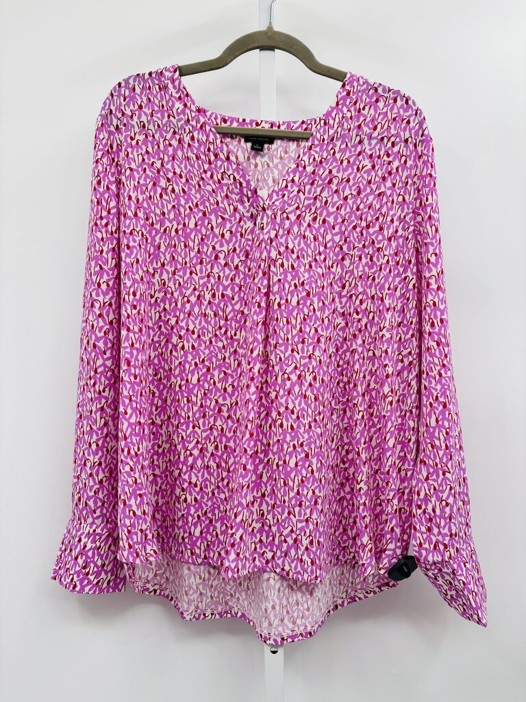 Ann Taylor Blouse Pink XL