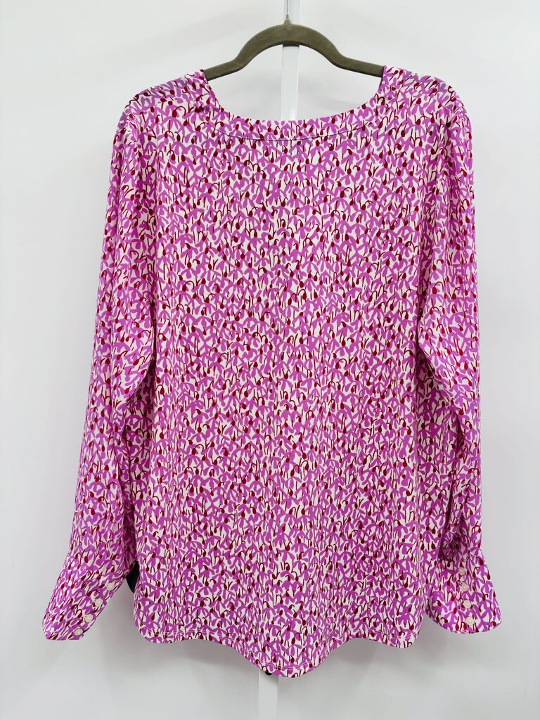Ann Taylor Blouse Pink XL
