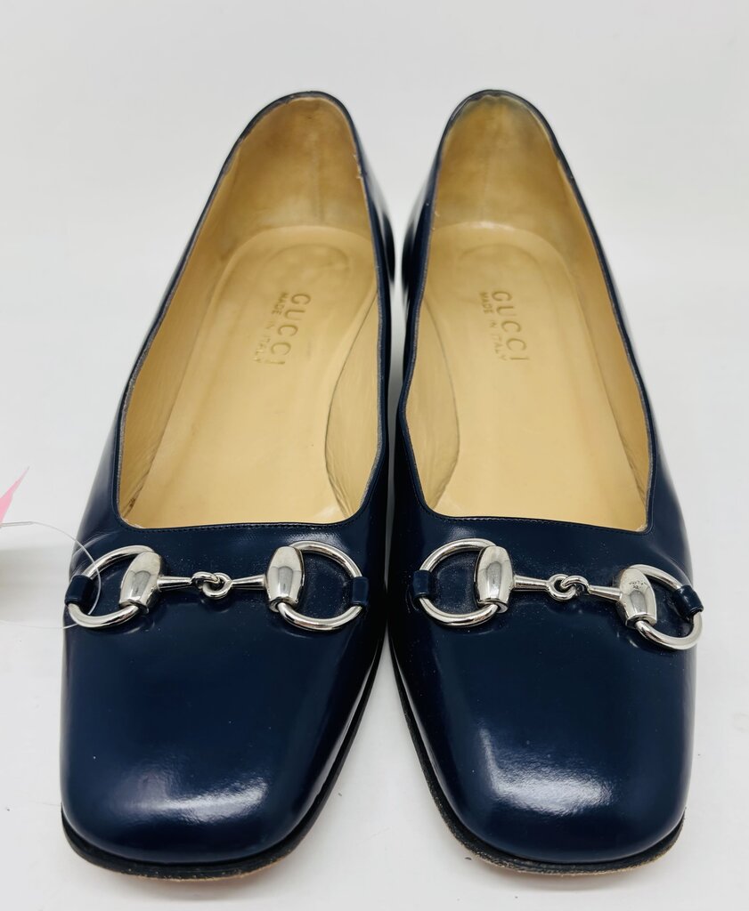Gucci Heels Navy 9