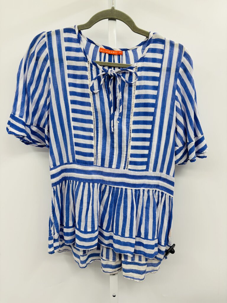 Oliphant Blouse Blue XS