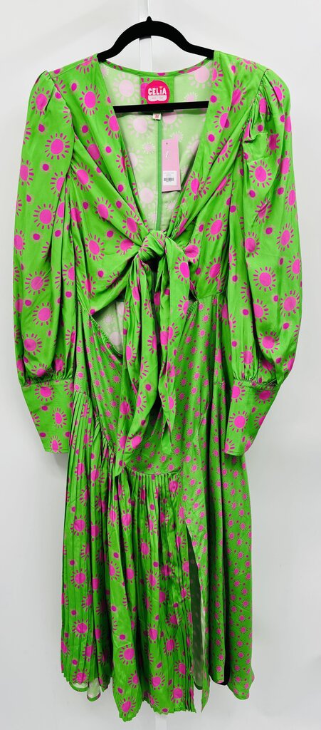 Celia B Maxi Dress Green M