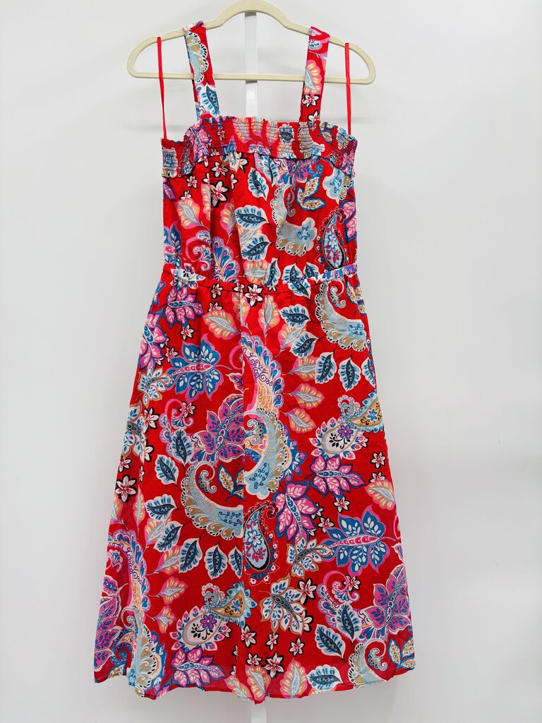Talbots Maxi Dress Red 10
