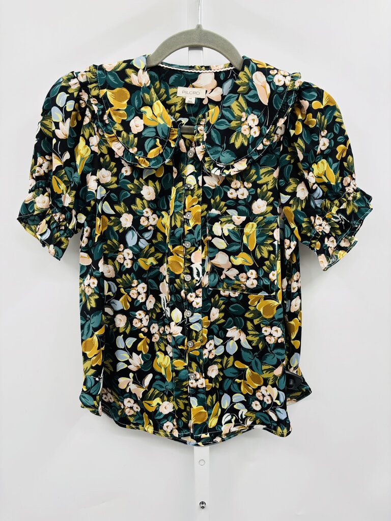 Pilcro Blouse Green XS