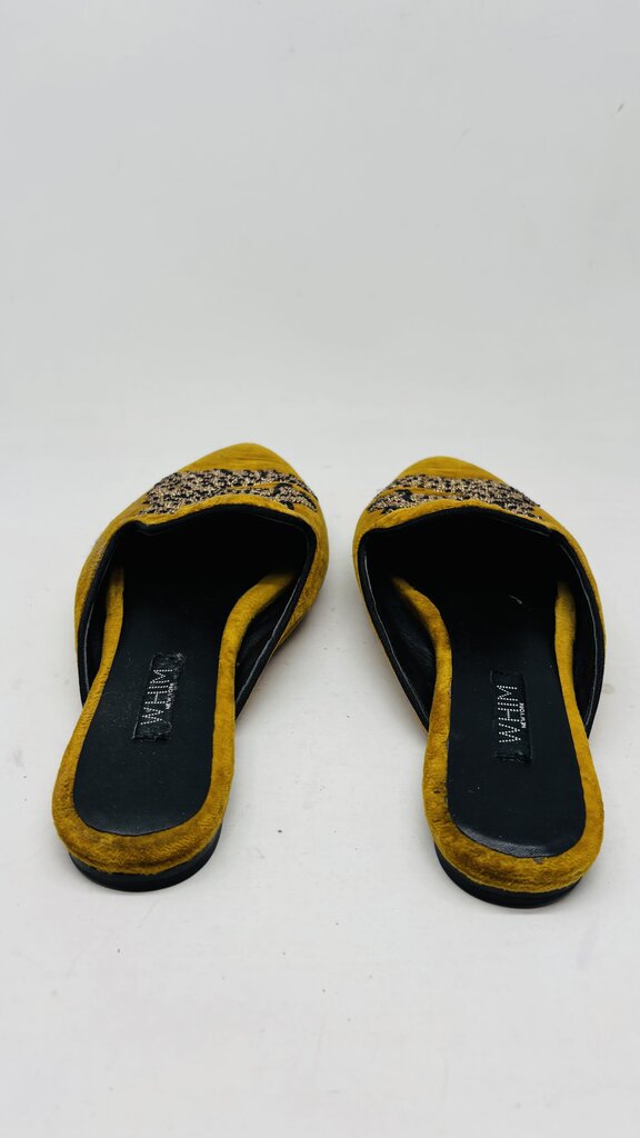 Whim New York Mules Gold 8.5