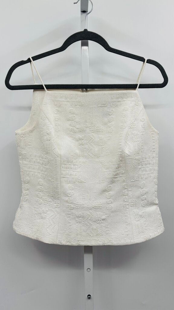 Carmen Marc Valvo Top White 8