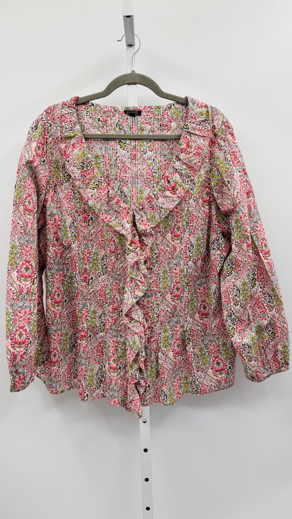 Talbots Blouse Plus Pink 3X