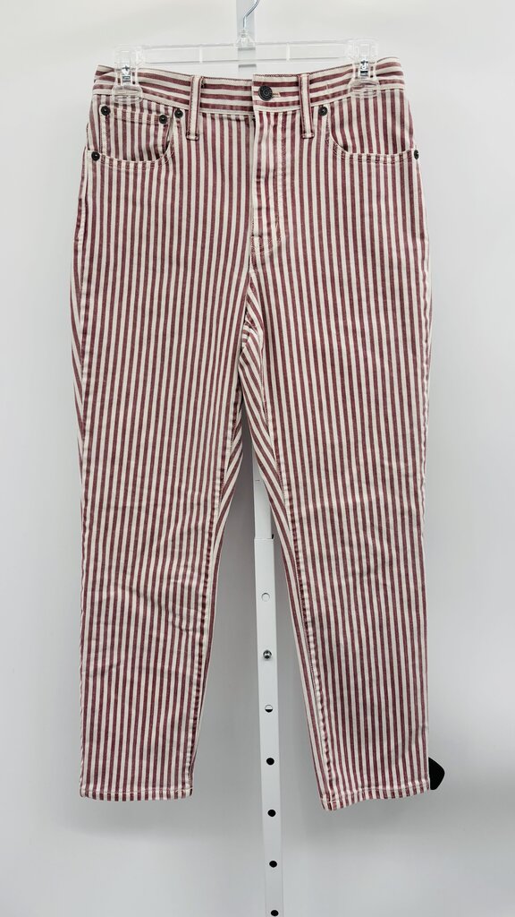 Madewell Cropped Pants Red 0