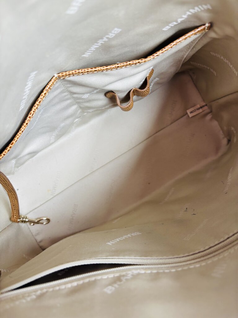 Brahmin Crossbody Bag Tan