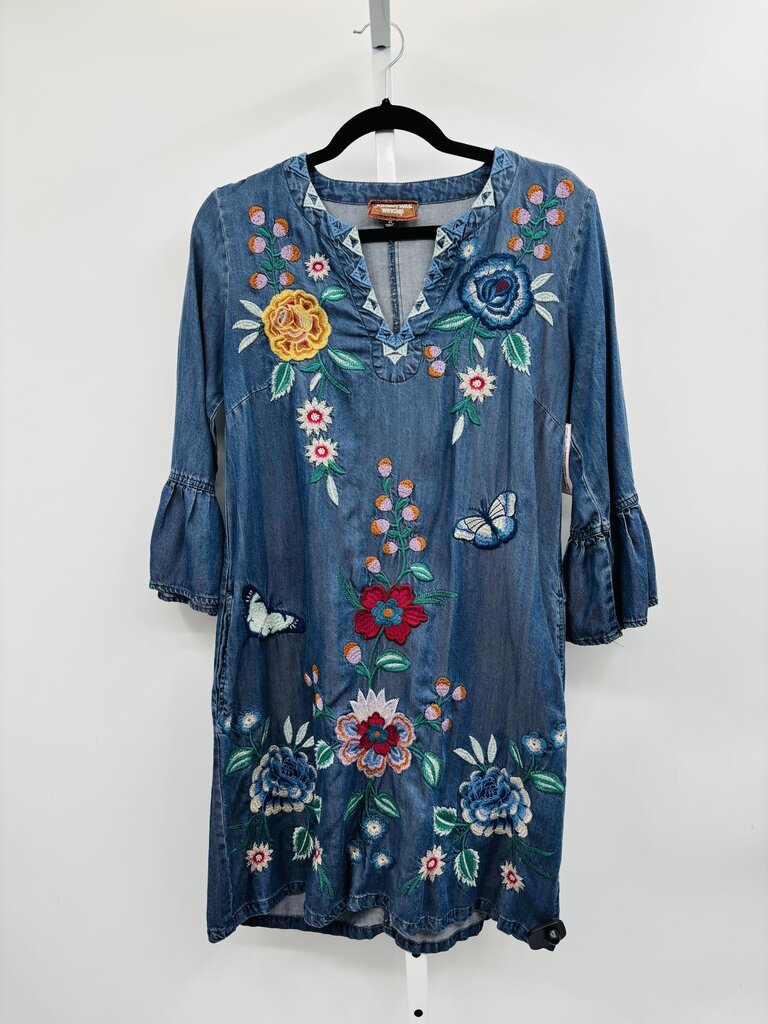Johnny Was Workshop Dress Denim XS