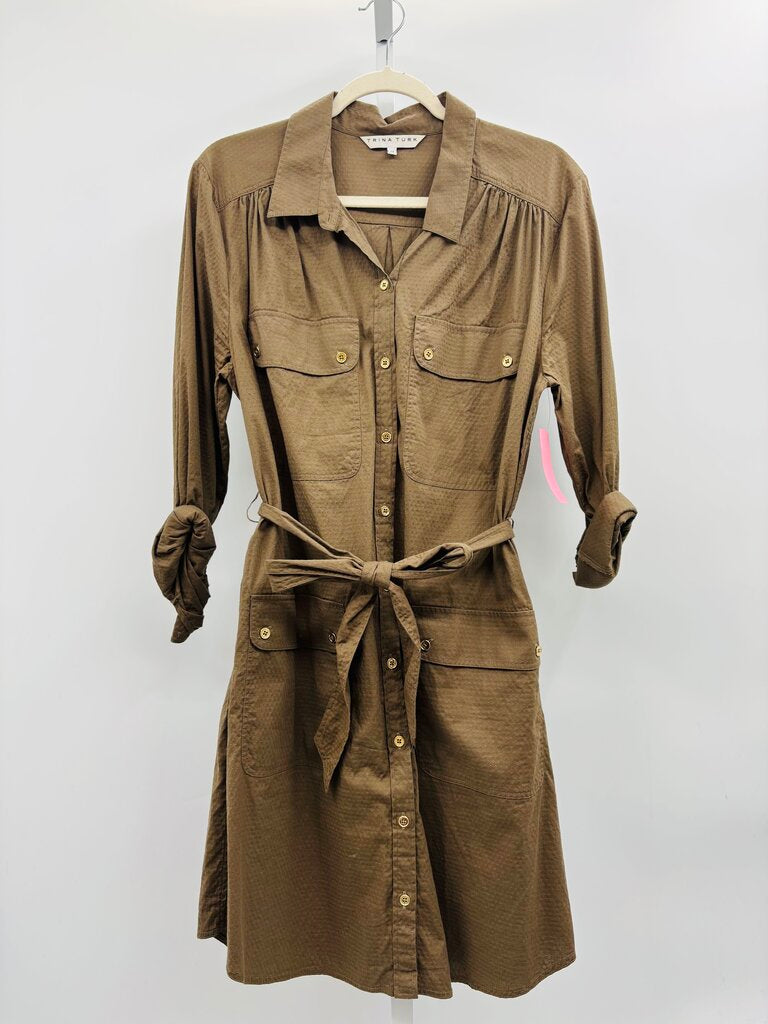Trina Turk Dress Green 14