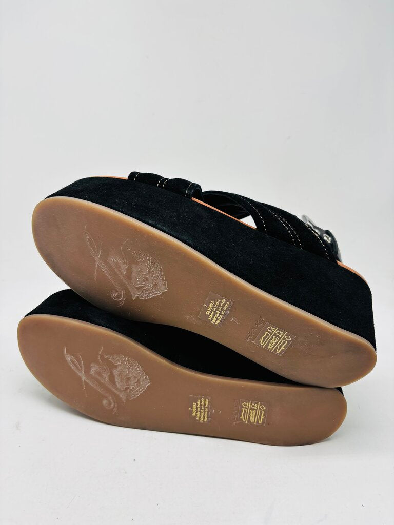 Free People Wedge Black 7