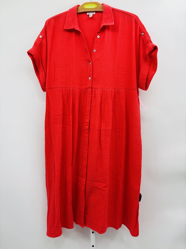 Tribal Dress Plus Red 1X