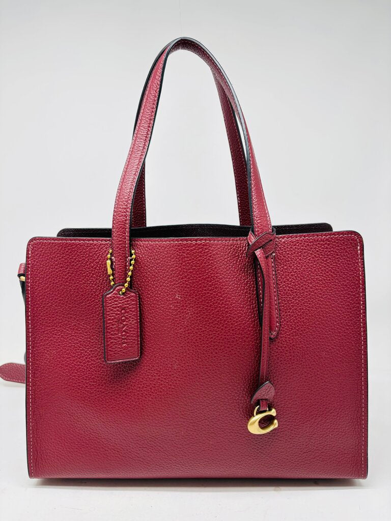 Coach Handbag Burgundy