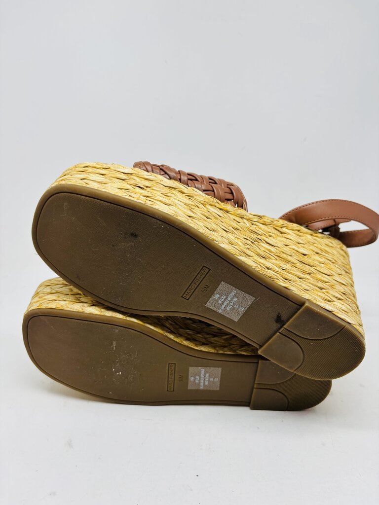 Marc Fisher Wedge Brown 9.5