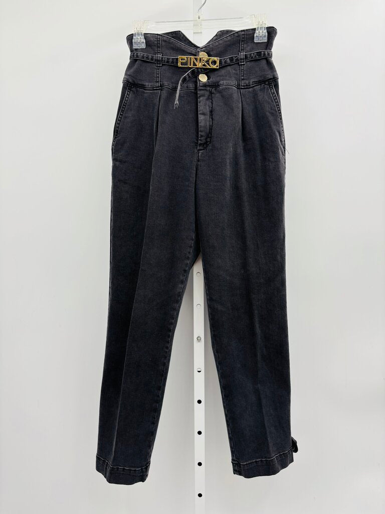 Pinko Jeans Straight Black 6