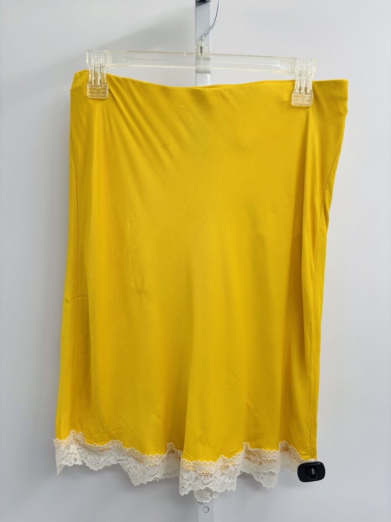 Anthropologie Skirt Yellow M