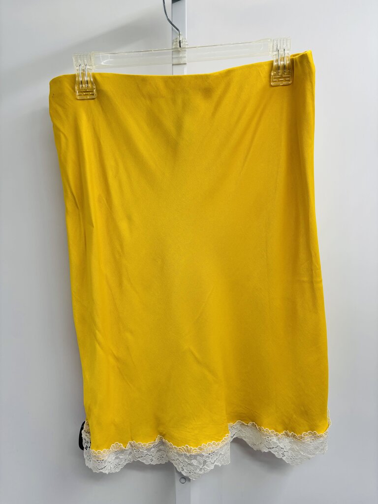 Anthropologie Skirt Yellow M