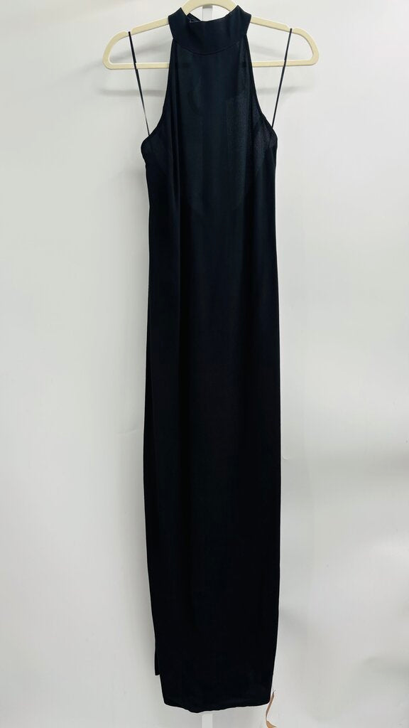 Reformation Maxi Dress Black 10