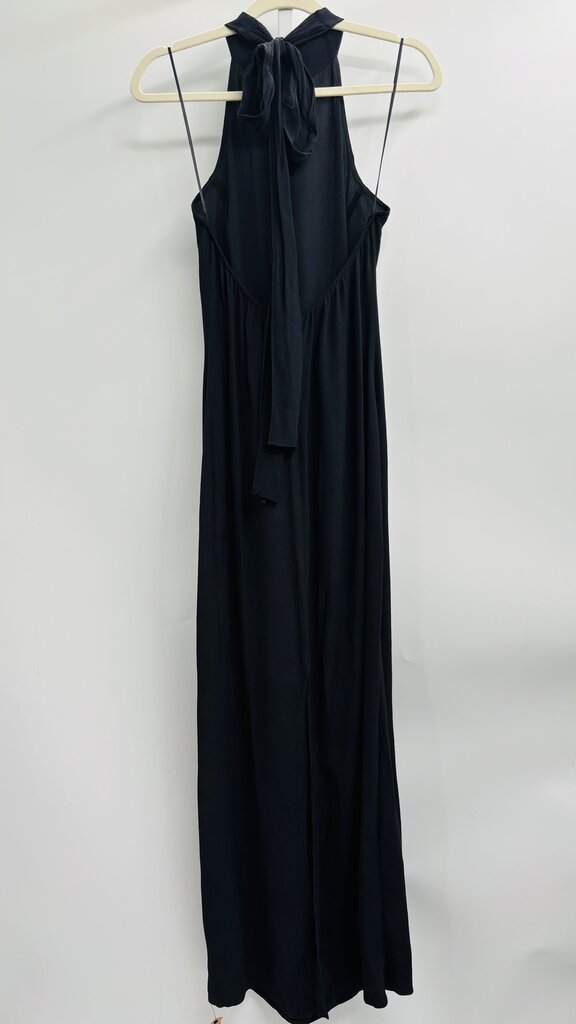 Reformation Maxi Dress Black 10