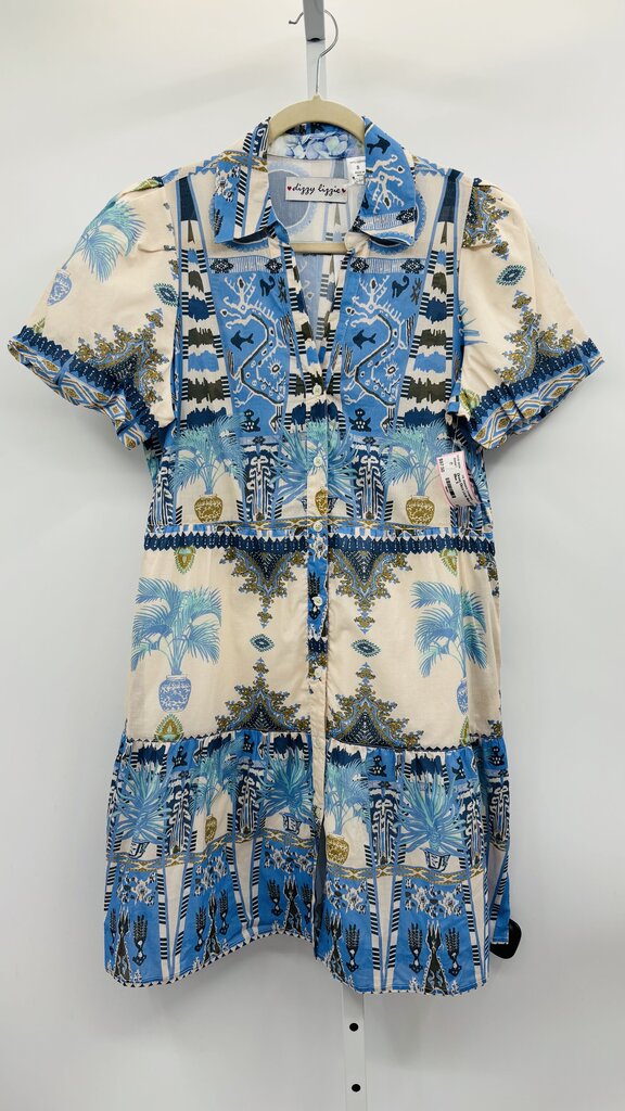 Dizzy Lizzie Dress Blue S