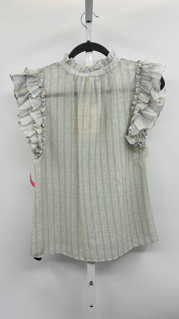 Mystree Blouse Blue S
