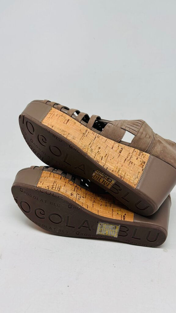 Chocolat Blu Wedge Brown 8.5