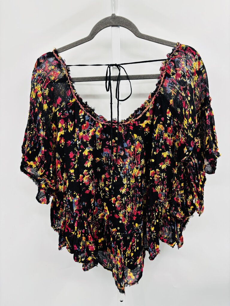 Free People Blouse Black M