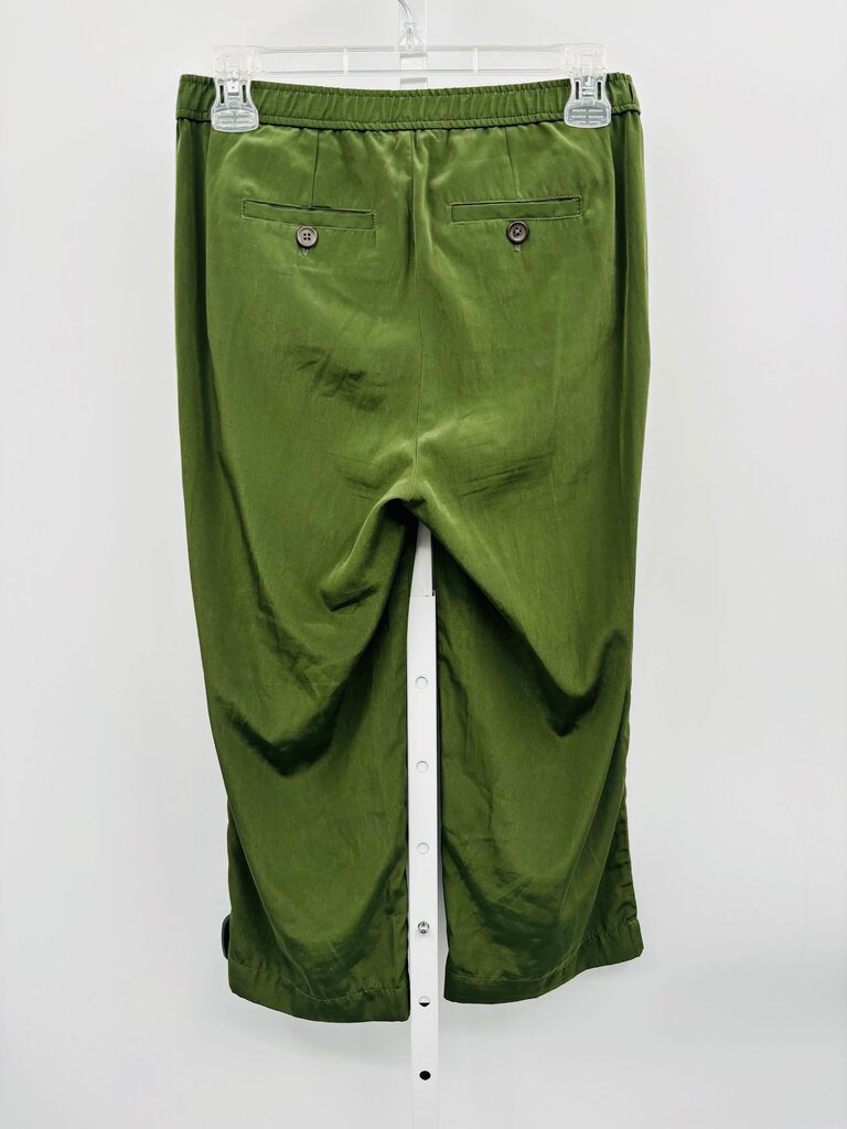 J. Crew Cropped Pants Green 00