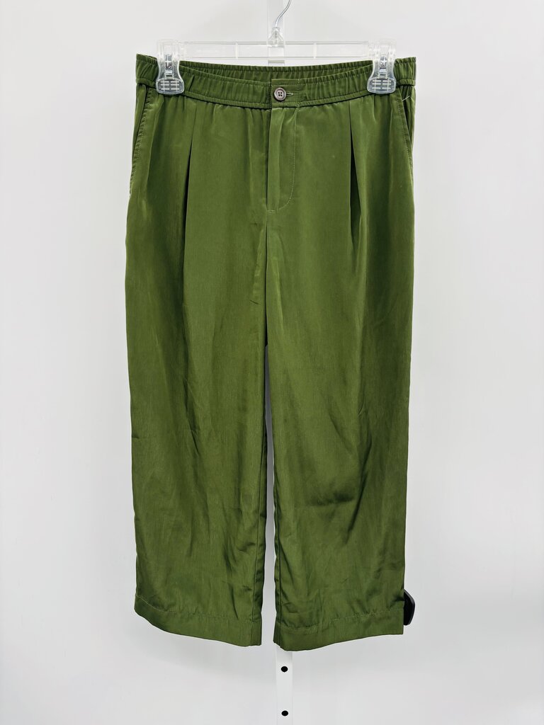 J. Crew Cropped Pants Green 00