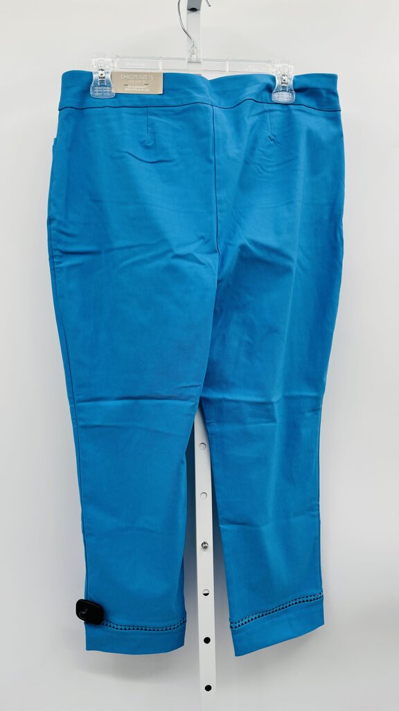 Chico's Pants Straight Blue 10