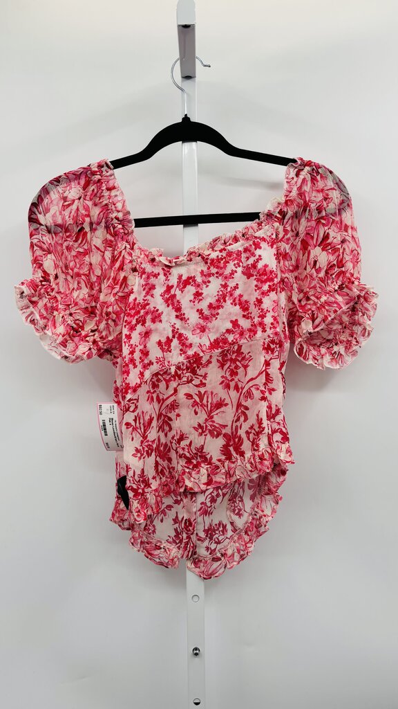 LoveShackFancy Blouse Pink 4