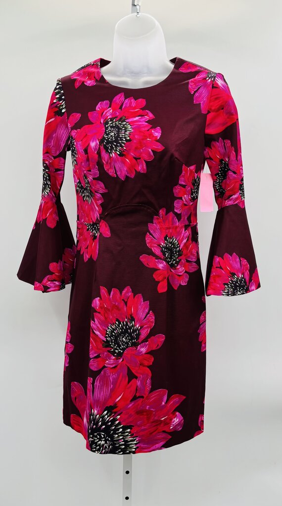 Trina Turk Dress Burgundy 0