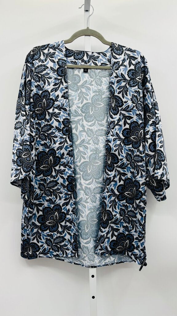 Ann Taylor Kimono Blue L