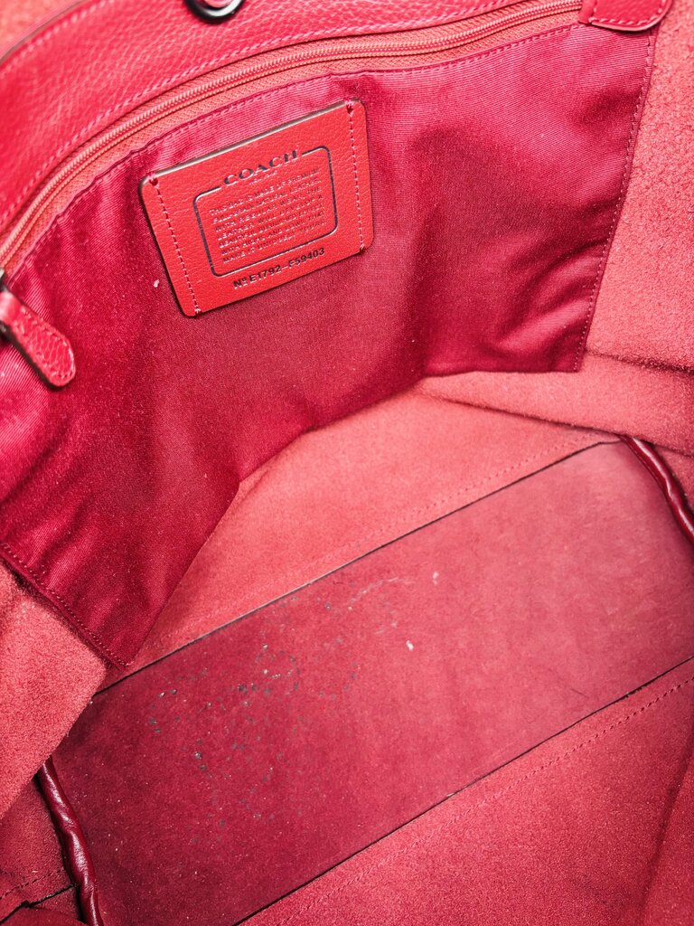 Coach Tote Burgundy