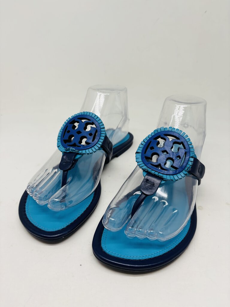 Tory Burch Flip Flops Blue 7.5