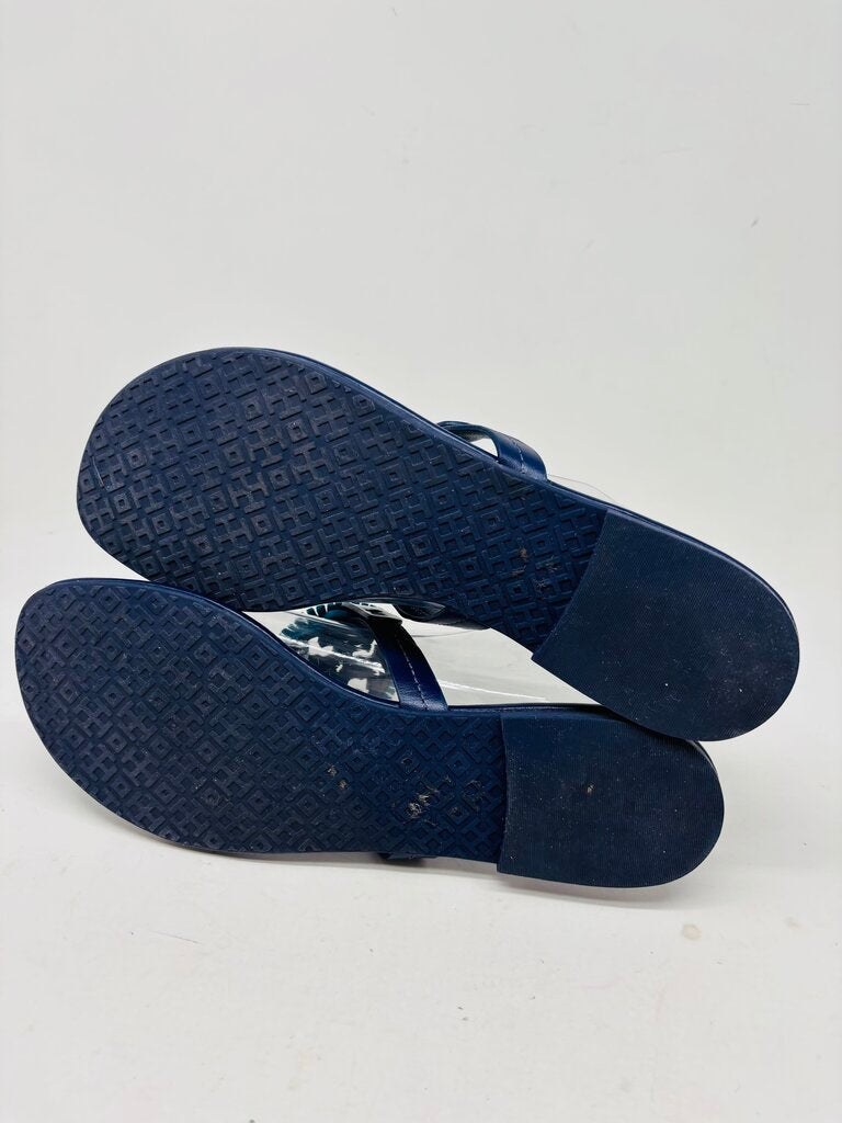 Tory Burch Flip Flops Blue 7.5