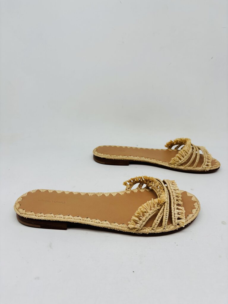 Carrie Forbes Sandals BEige 7.5