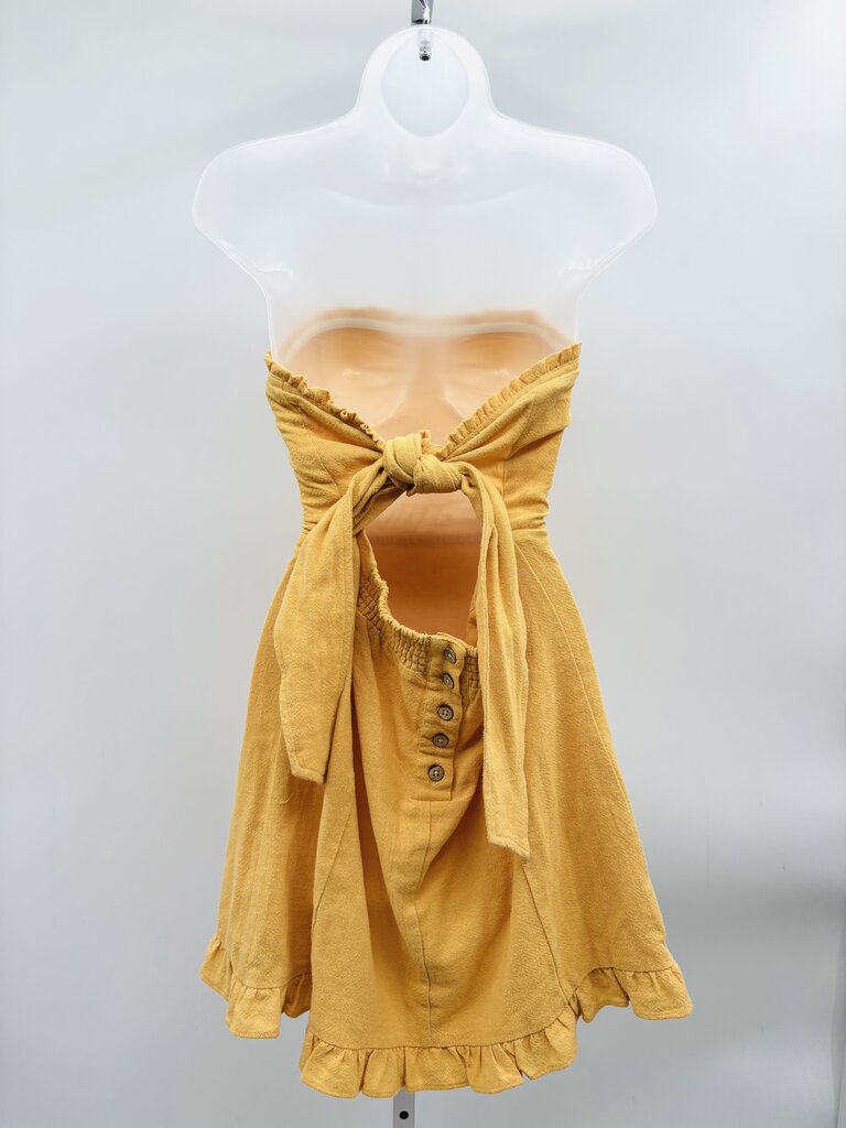 Free People Dress Yellow L
