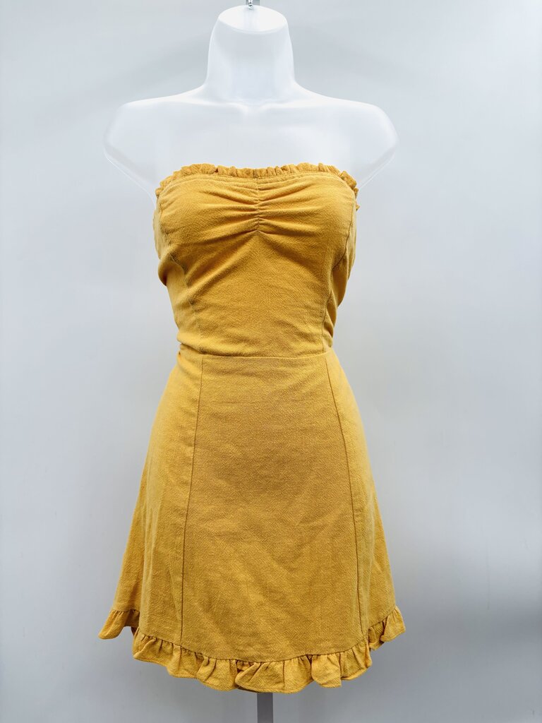 Free People Dress Yellow L