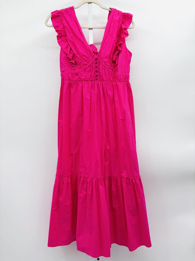 Aqua Maxi Dress Pink L