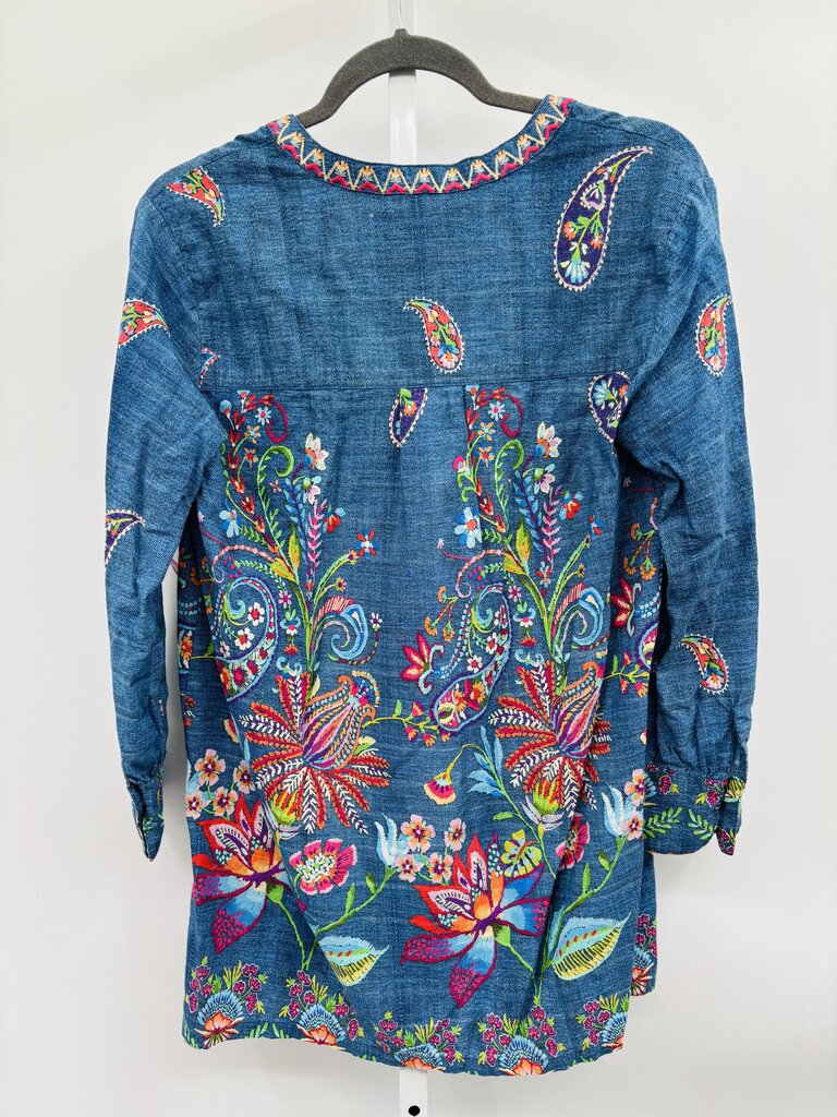 Johnny Was Tunic Denim S