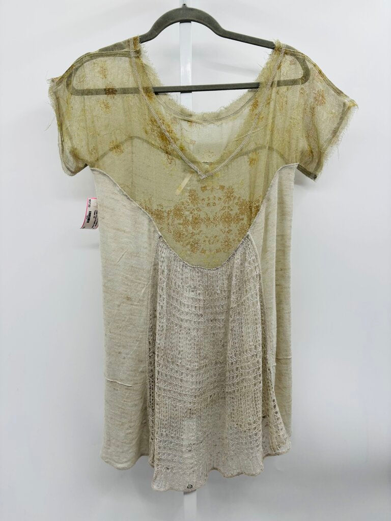 Free People Tunic Taupe XS